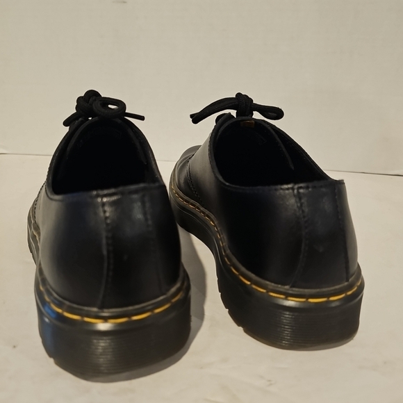 Dr Martens Zavala Lo Womens Size 8 Mens Sz 7 Black Leather Oxford Shoes - Picture 4 of 8